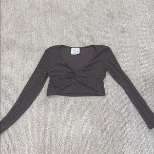 Sweater Crop Top